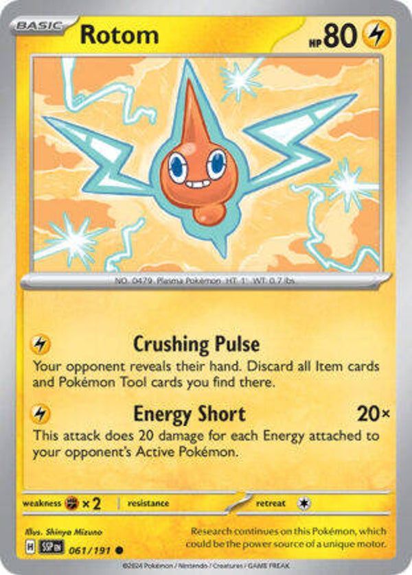 SSP 061 Rotom reverse holo