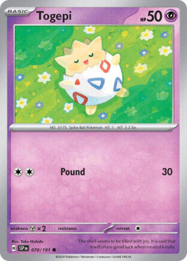 SSP 070 Togepi reverse holo