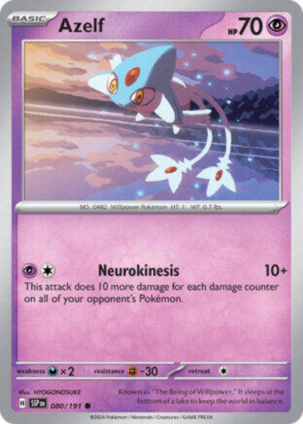 SSP 080 Azelf reverse holo