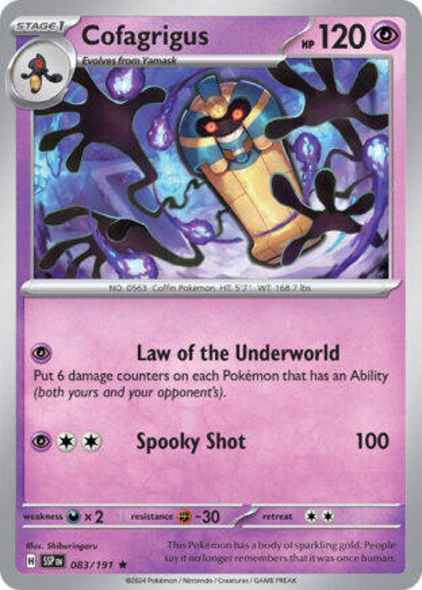 SSP 083 Cofagrigus reverse holo