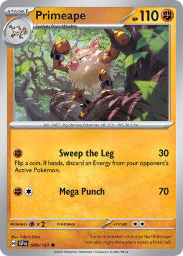 SSP 099 Primeape reverse holo