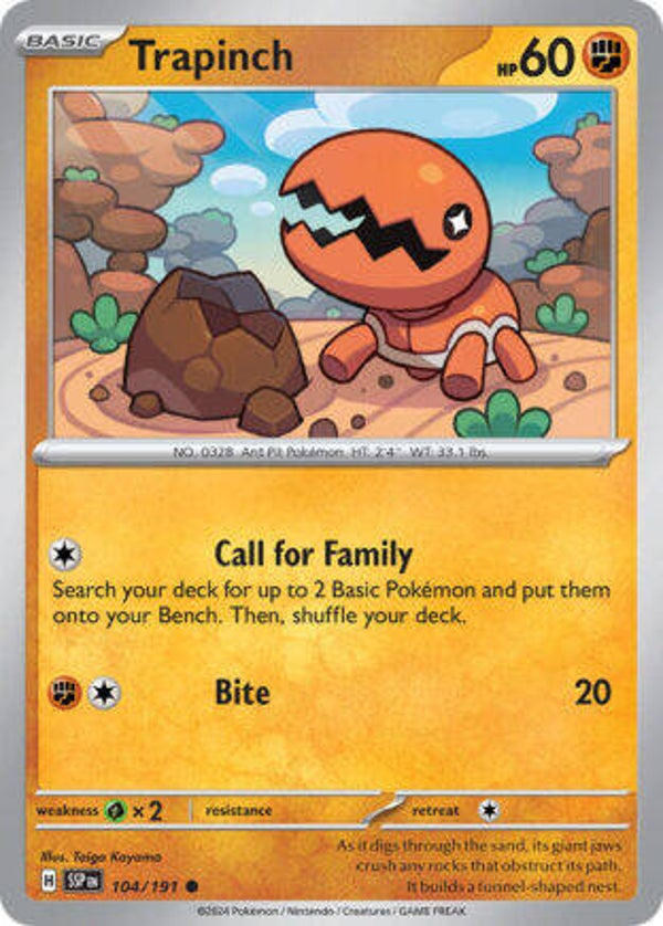 SSP 104 Trapinch reverse holo