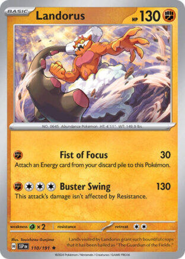 SSP 110 Landorus reverse holo