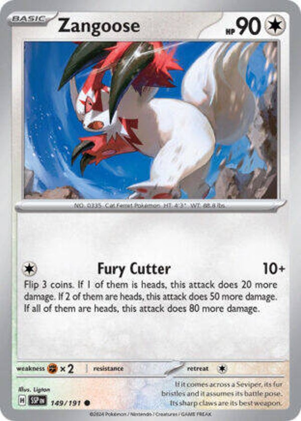 SSP 149 Zangoose reverse holo