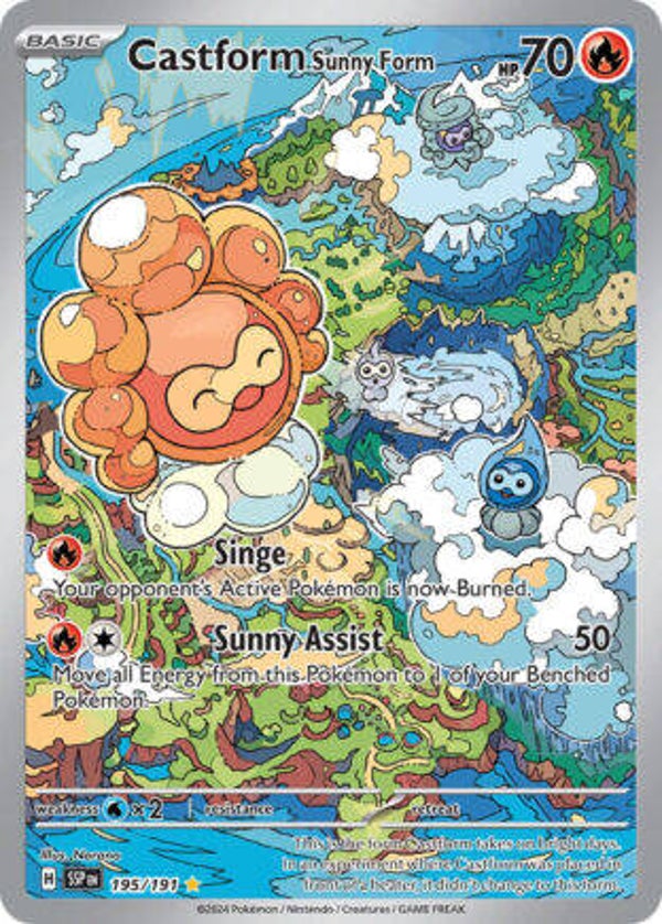 SSP 195 Castform Sunny Form