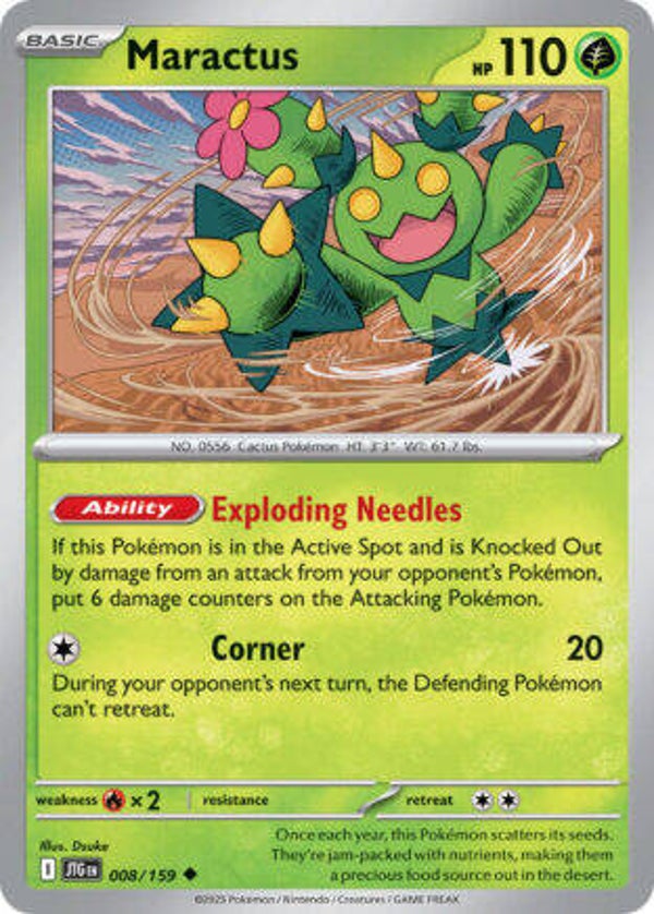 JTG 008 Maractus reverse holo
