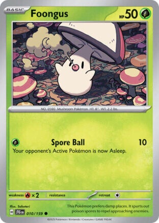 JTG 010 Foongus reverse holo