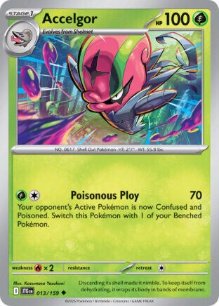 JTG 013 Accelgor reverse holo