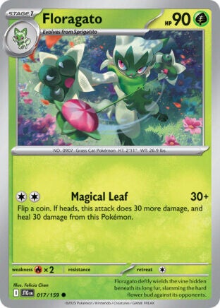 JTG 017 Floragato reverse holo
