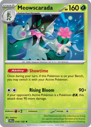 JTG 018 Meowscarada reverse holo