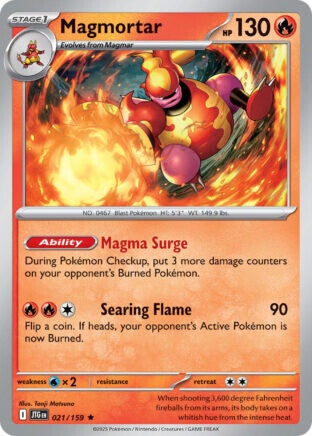 JTG 021 Magmortar reverse holo