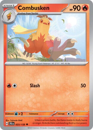 JTG 023 Combusken reverse holo