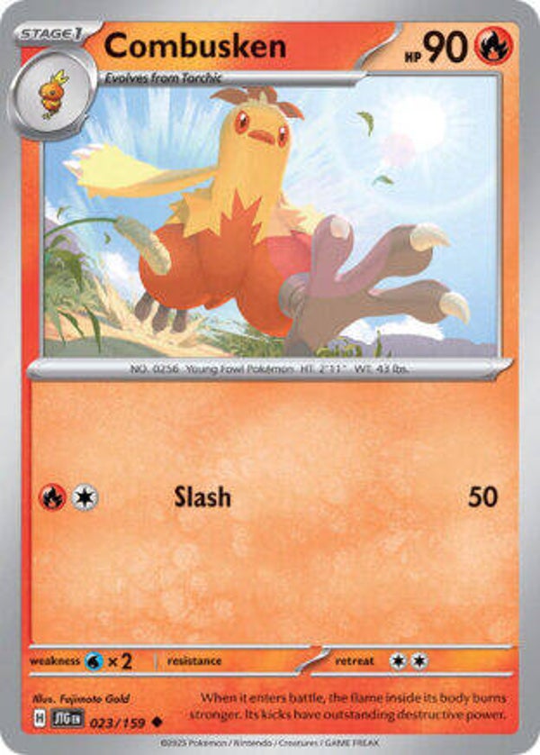 JTG 023 Combusken reverse holo