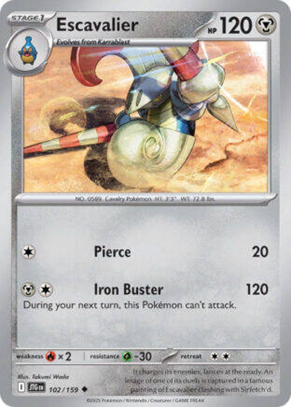 JTG 102 Escavalier reverse holo