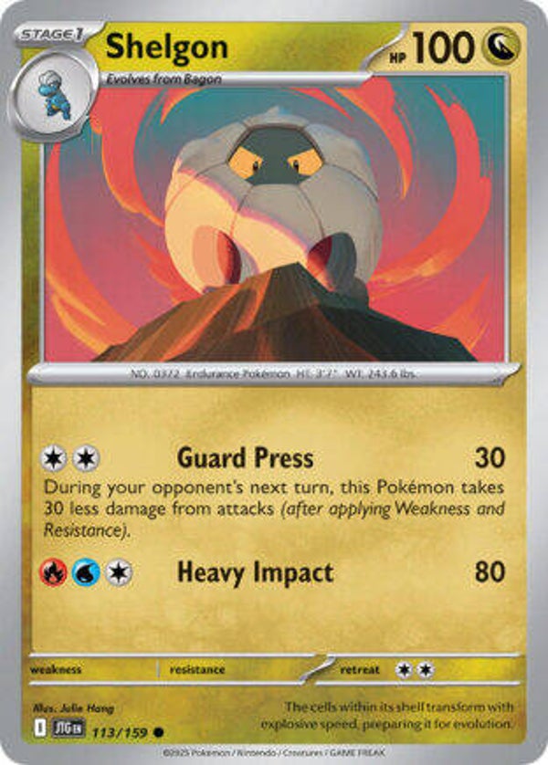 JTG 113 Shelgon reverse holo