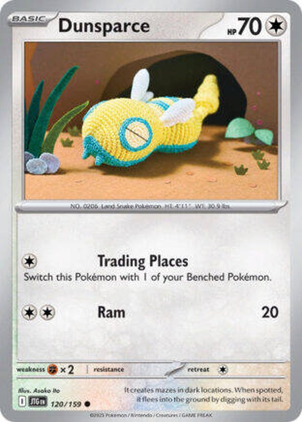 JTG 120 Dunsparce reverse holo