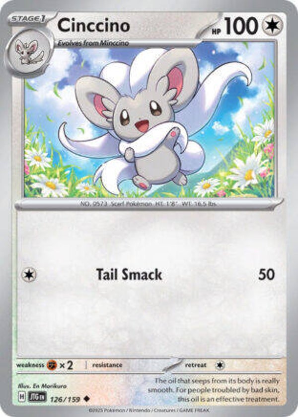 JTG 126 Cinccino reverse holo