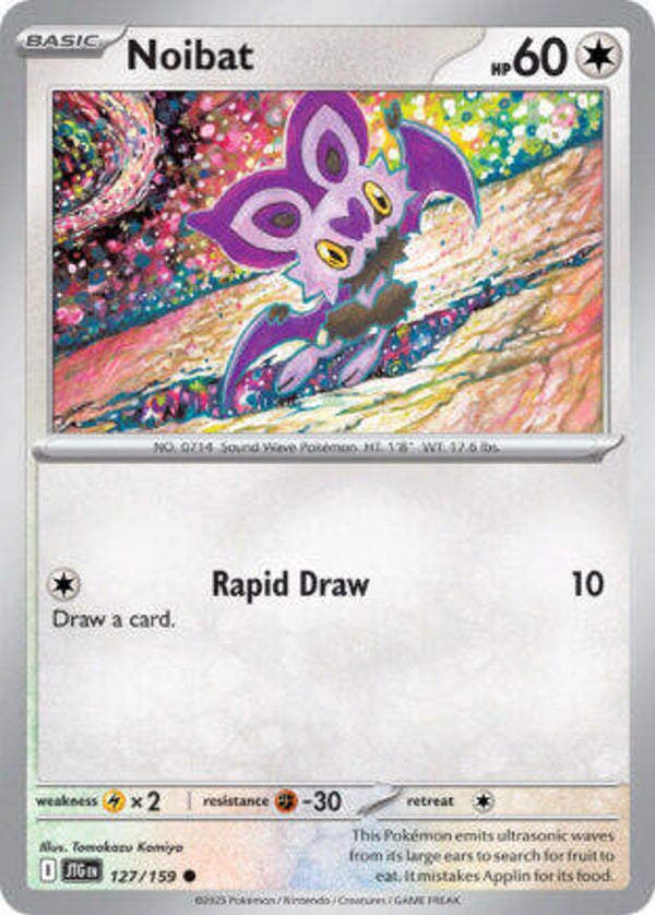 JTG 127 Noibat reverse holo