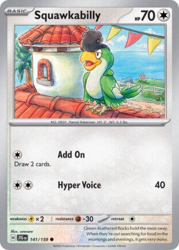 JTG 141 Squawkabilly reverse holo