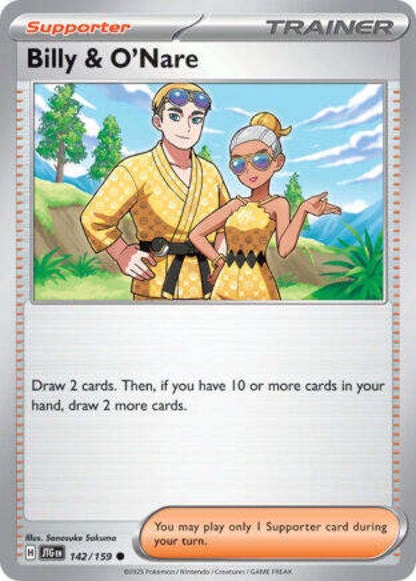 JTG 142 Billy and O'Nare reverse holo