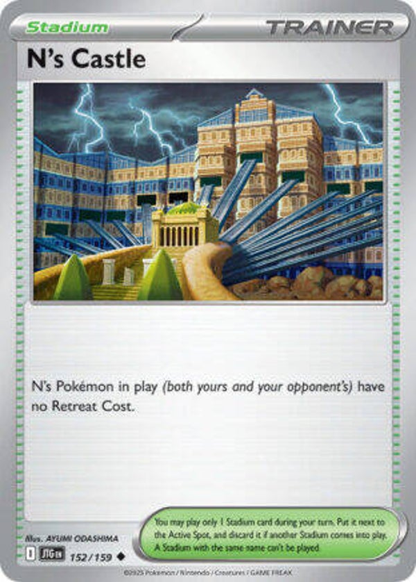 JTG 152 N's Castle reverse holo