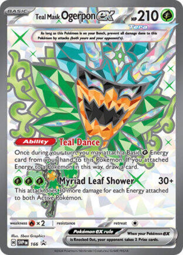 SVP 166 Teal Mask Ogerpon EX