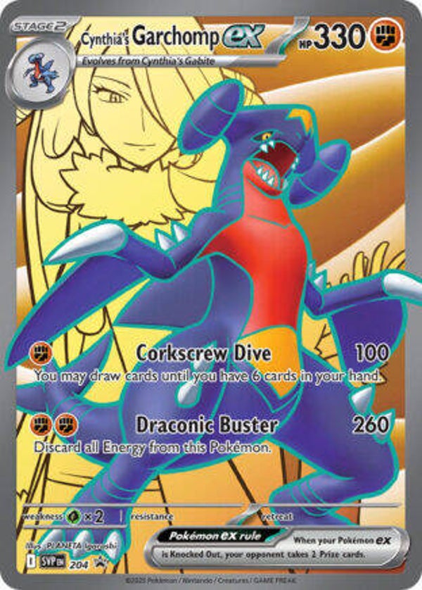 SVP 204 Cynthia's Garchomp EX