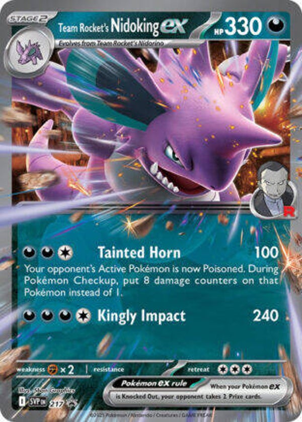 SVP 217 Team Rocket's Nidoking EX