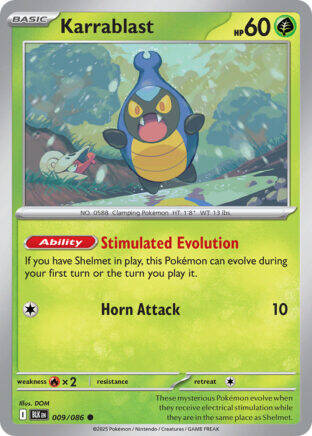 BLK 009 Karrablast pokeball