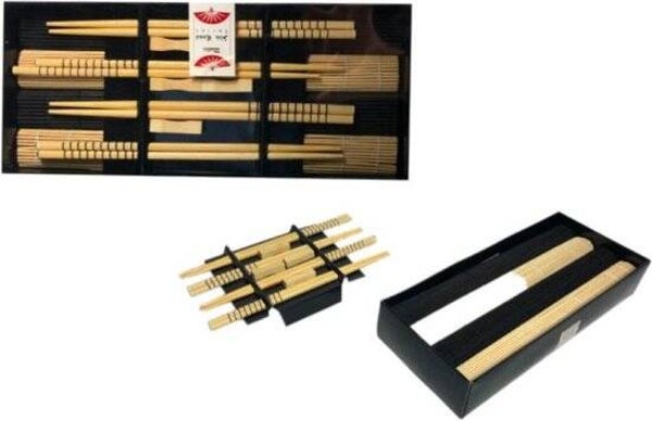 Bamboe sushi eetset 4pers.