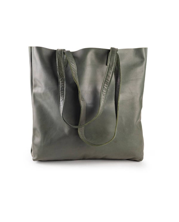 Lederen shopper