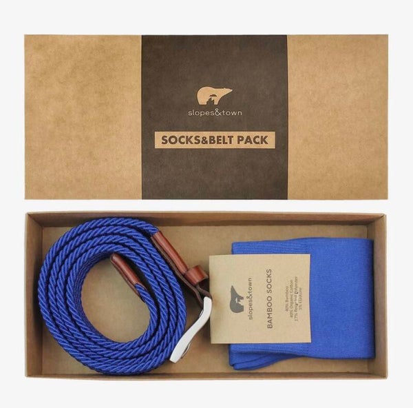 Cadeau box riem en sokken