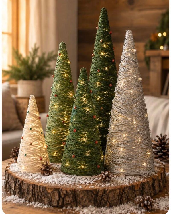 Workshop kerst met verlichting