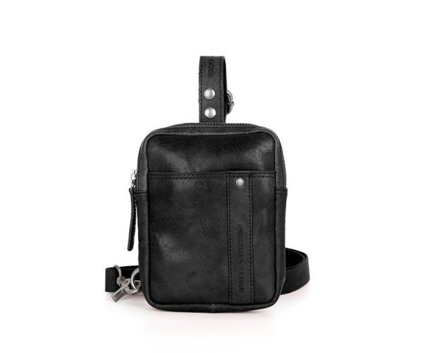 Handtasje unisex leder