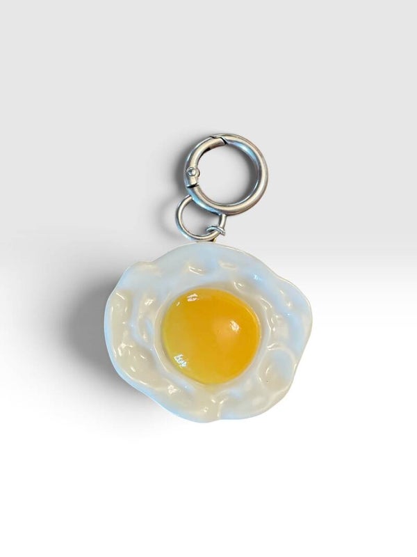 Spiegeleitje sleutelhanger