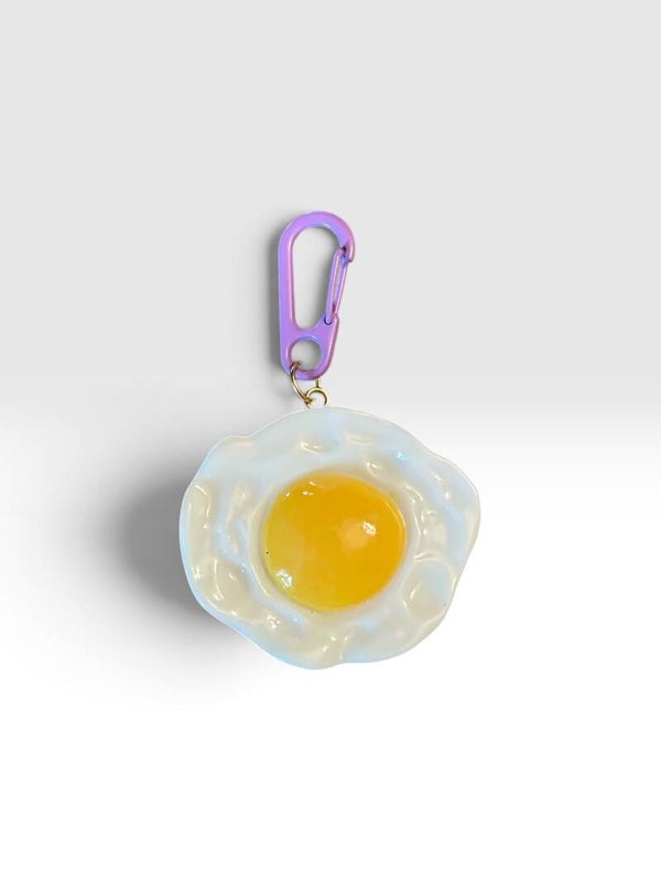Spiegelei sleutelhanger