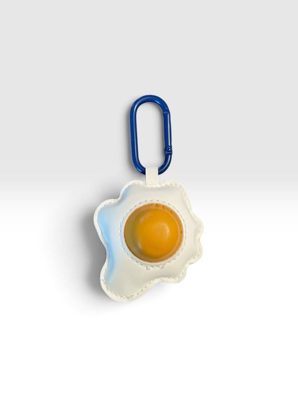Spiegelei sleutelhanger
