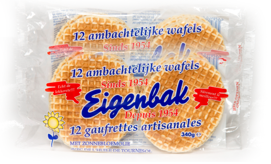 2 pakken Eigenbak wafels