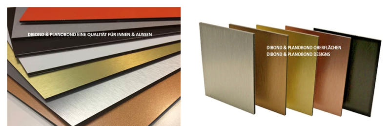 Dibond und Planobond Designs