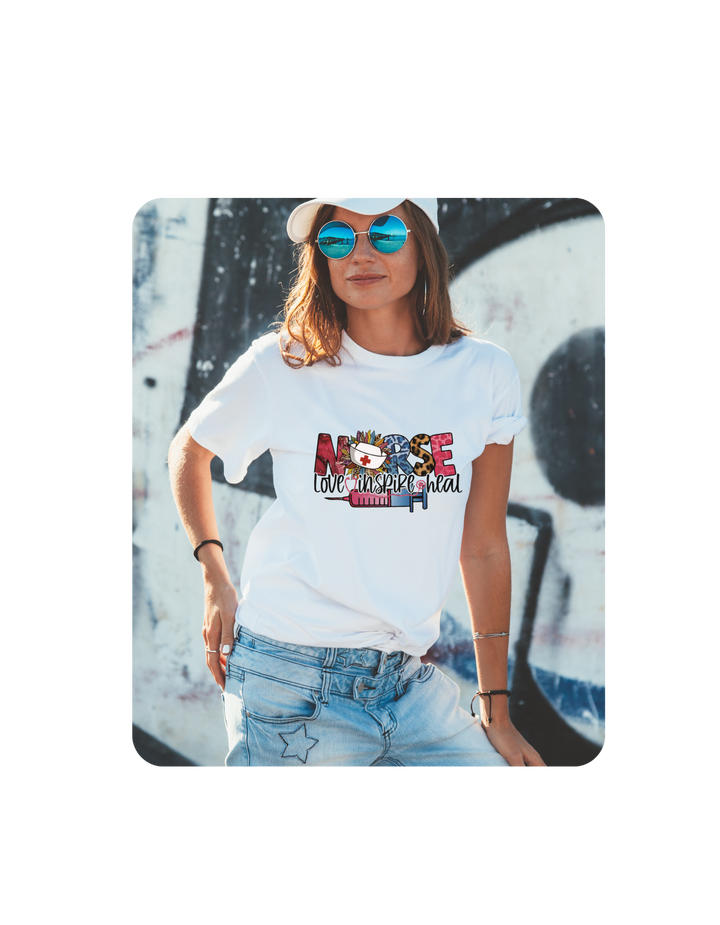 Nurse Love, Inspire and Heal T-shirt