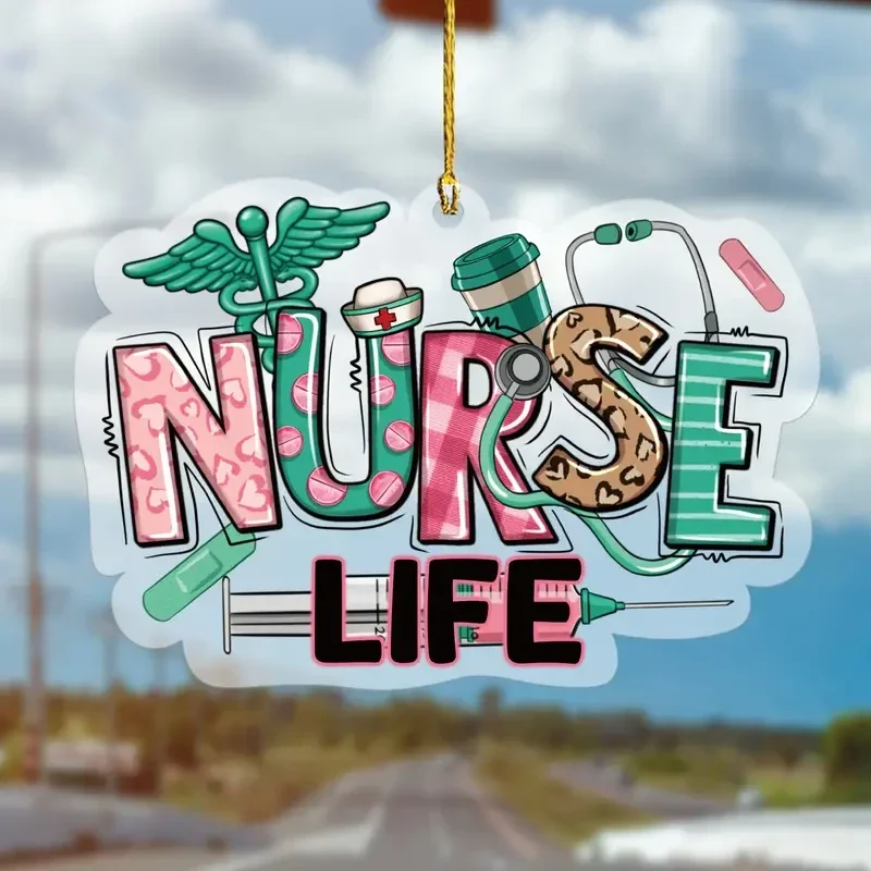 Nurse Life Christmas Ornament