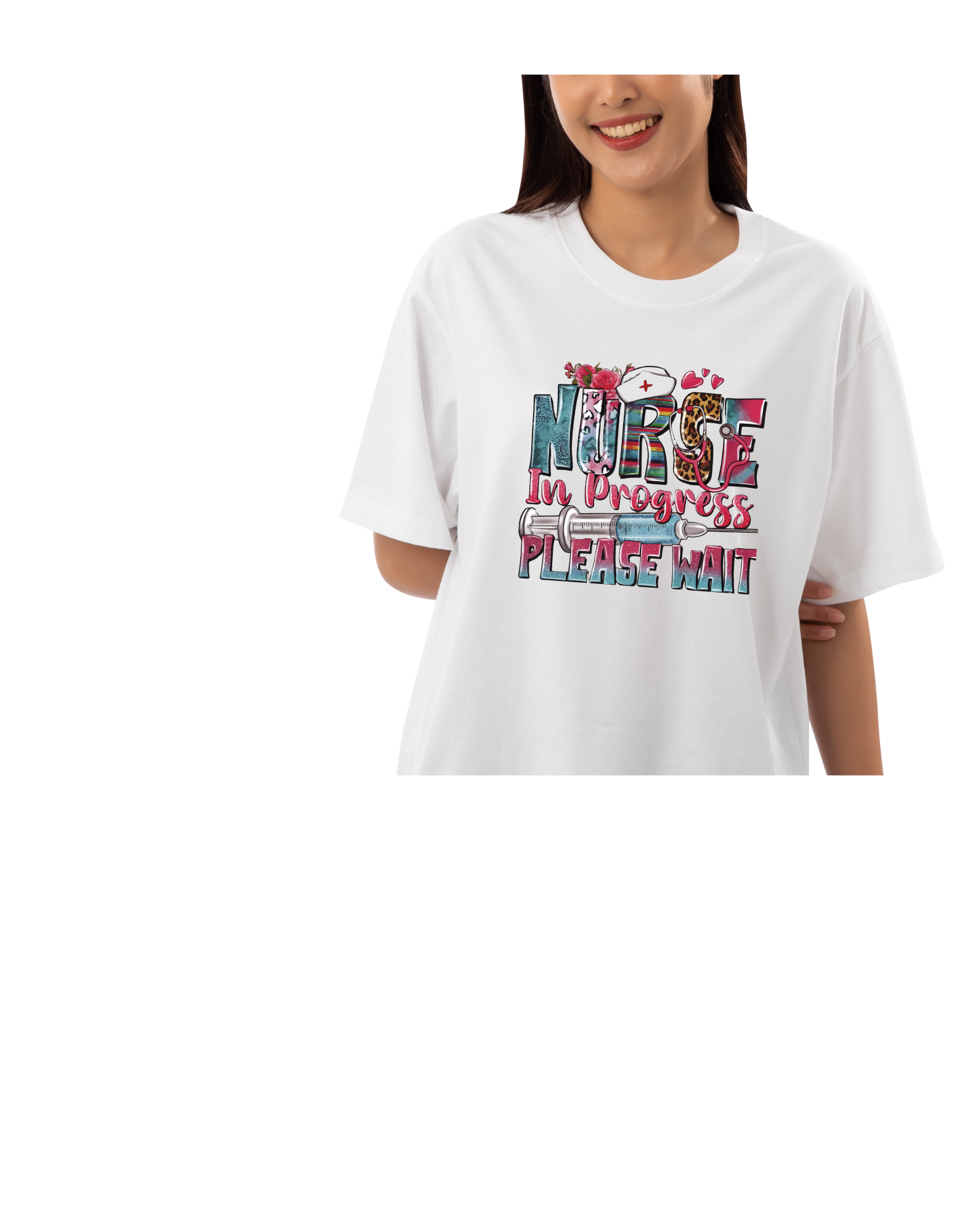 Nurse in Progress Please Wait T-Shirt