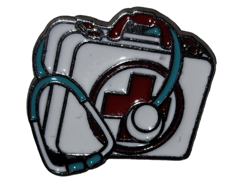 Nurse Medicine Box Pin