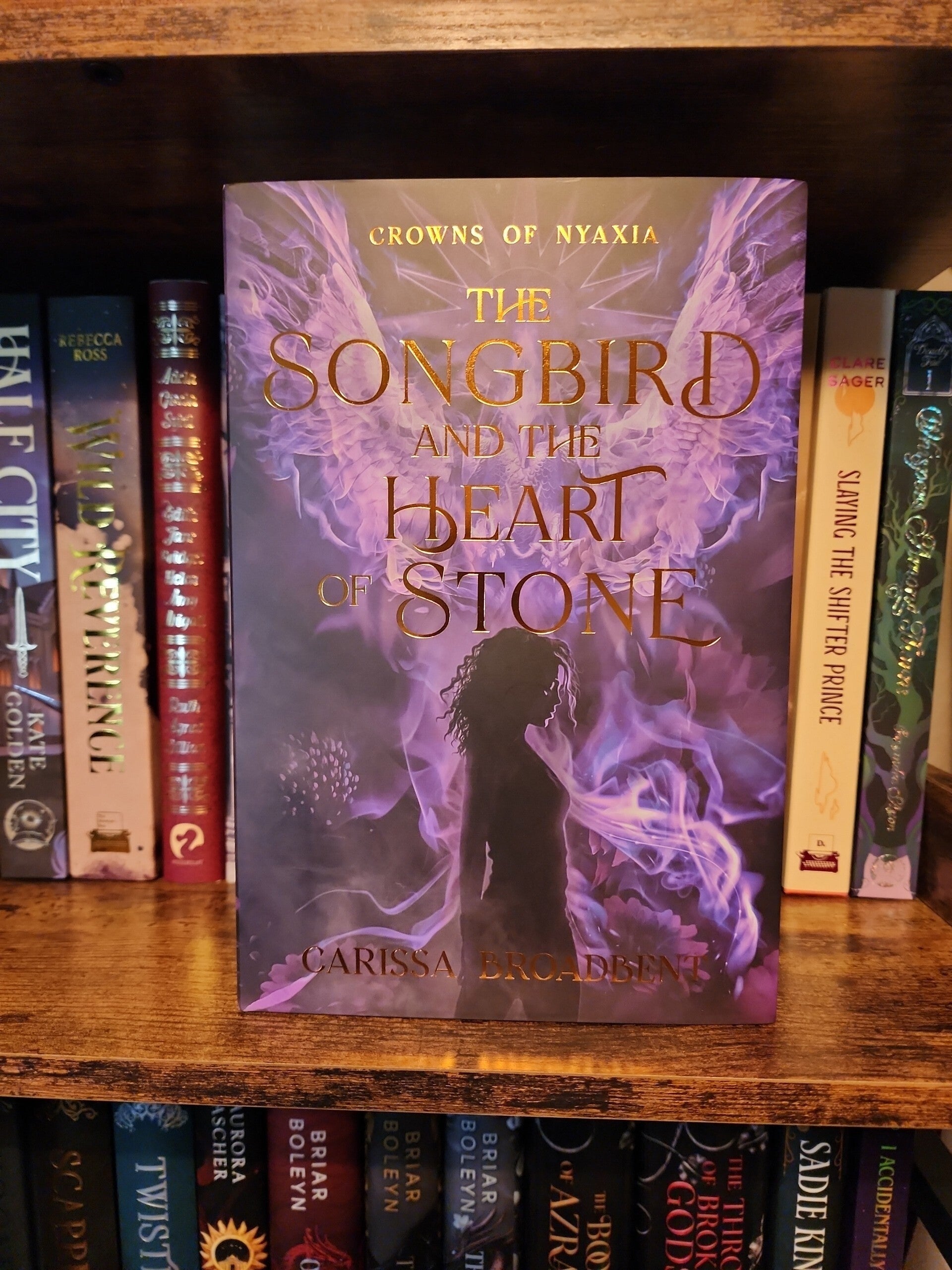 Bookish Box Crowns of Nyaxia, Book 3 by Carissa Broadbent