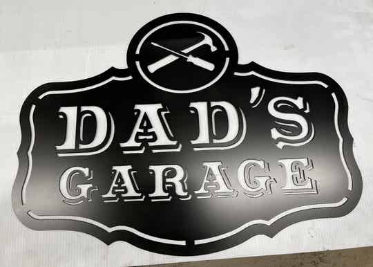 Dad's Garage Sign