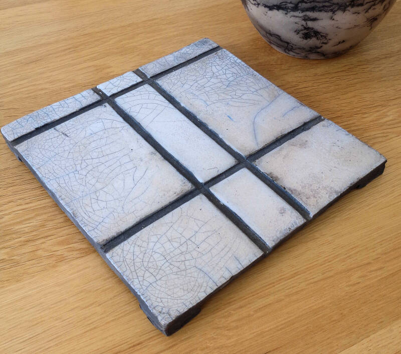 Ceramics, Stoneware, Functional, Ware, Square, Tile, Stand