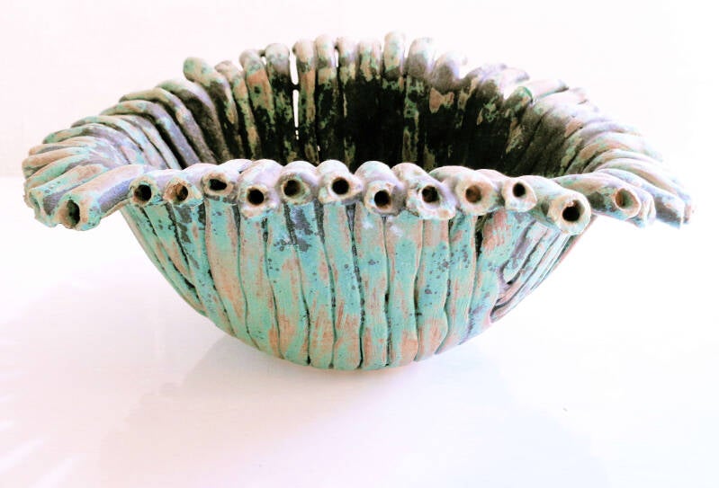 Ceramic, Semi-woven, Bowl, Semi-functional, Stoneware
