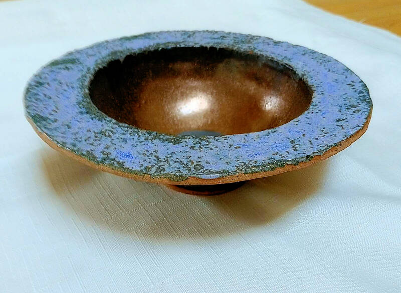 Ceramic, Bowl, Semi-functional, Decoative, Texture, Stoneware, Metallic glaze