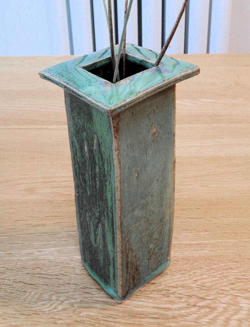 Ceramics, Stoneware, Decorative, Functional, Ware, Square, Vase