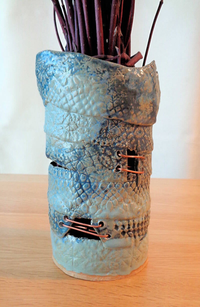 Ceramic, Vase, Semi-functional, Texture, Stoneware, Liminal